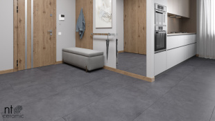 Керамогранит NT Ceramic Cemento Zett Black арт. NTT99602M (60x120) матовый